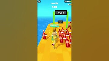 Run Rich 3d level 58 #shorts #runrich3d