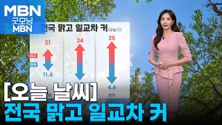 [날씨]전국 맑고 일교차 커…출근길 내륙 짙은 안개 [굿모닝 MBN]