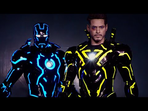 iron man neon tech hot toys