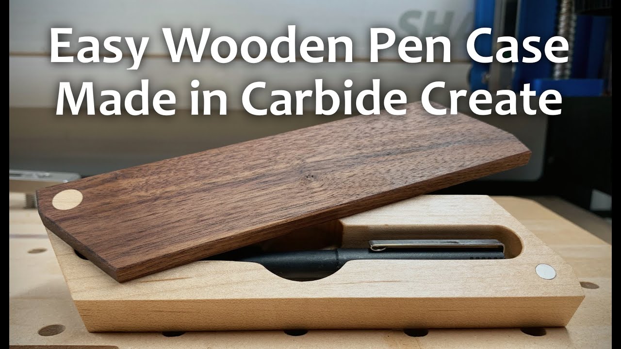 Hand tool woodworking - Pencil case with a drawer Making 