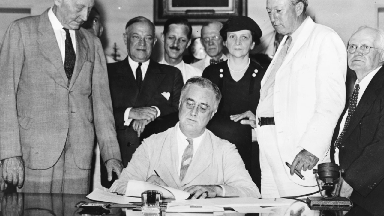 FDR's Speech Upon Signing the Social Security Act