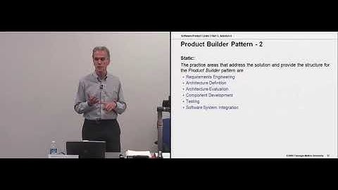 Module 12:  Software Product Line Practice Patterns: Example Patterns Product Building (cont