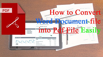 How to convert Word Document File into PDF File using Android Phone Easily?