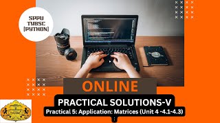 SPPU.Y.B.Sc (Mathematics-- Python programming solutions practical-V)