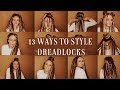 How to style your DREADLOCKS / synthetic dreadlock extensions