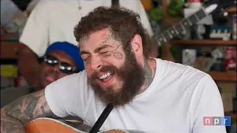 Best version of Sunflower ever Post Malone NPR Tiny Desk Concert   SD 480p