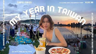 MY YEAR IN TAIWAN | working as an english teacher, leaving my apartment, picnic meetup
