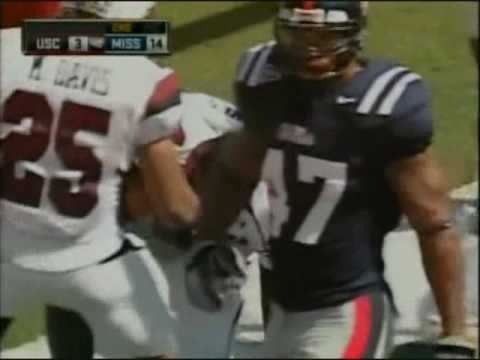 Carolina-Ole Miss: 2nd Qtr-Jason Barnes' First TD