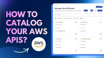 How to Catalog your AWS APIs with DigitalAPI