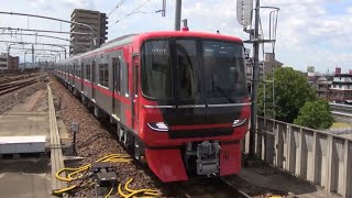 1340列車 急行 吉良吉田行 新型車両 名鉄 9500系9507F④ 鳴海駅4番線 到着  2021年8月2日(月)撮影