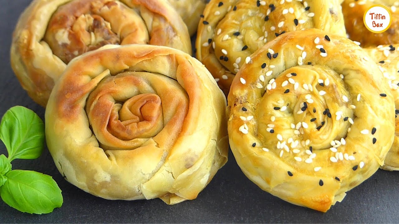 Turkish Rolled Borek Recipe Without Oven/Crispy Turkish Pastry by ...