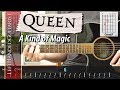 Queen  a kind of magic  simple guitar lesson