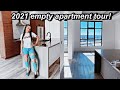 2021 EMPTY apartment REVEAL + TOUR! *moving out at 19* | Azlia Williams