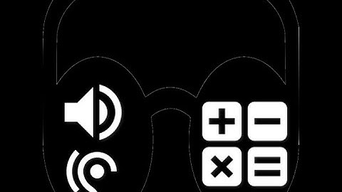 Calculator for blind people