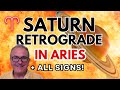 🪐 Saturn Retrograde in Aries 2025 — What It Means for YOU 🔥 + ALL 12 ZODIAC SIGNS!