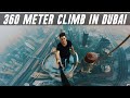 Climbing the almas tower in dubai 360 meters 