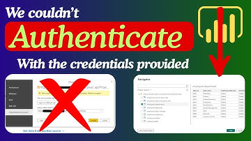 Fix Power BI to MySQL Connection Error | We Couldn’t Authenticate with the Credentials You Provided 