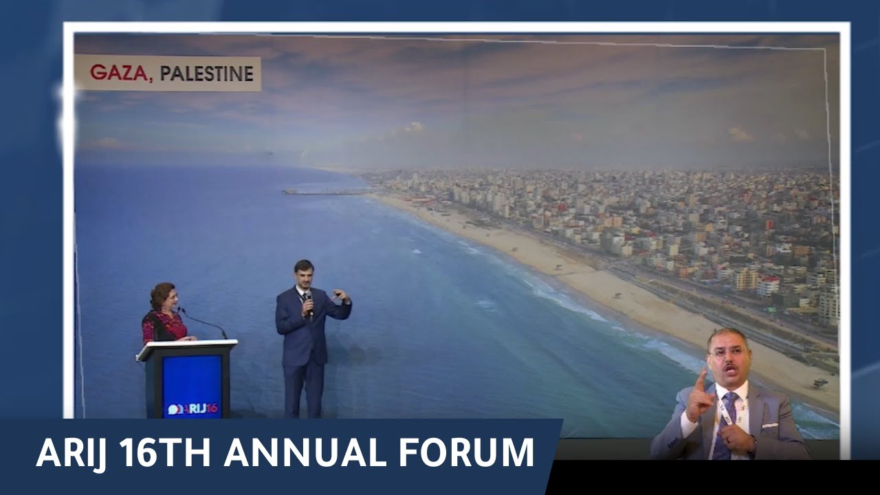 ARIJ 16th Annual Forum | Palestinian Filmmaker Ashraf Mashharawi at the Closing Ceremony