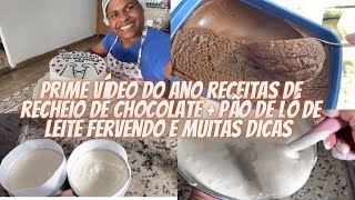 Primeiro vídeo do ano !! Receita pão de ló fofinho e recheio de ...