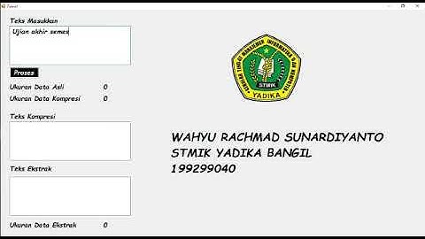 Huffman Coding Windows Form VB.Net