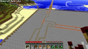 Minecraft Redstone Tutorial | Part 2 - How to build a Minecart Station