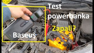 Test rozruchu za pomocą Baseus powerbank | Padnięty akumulator