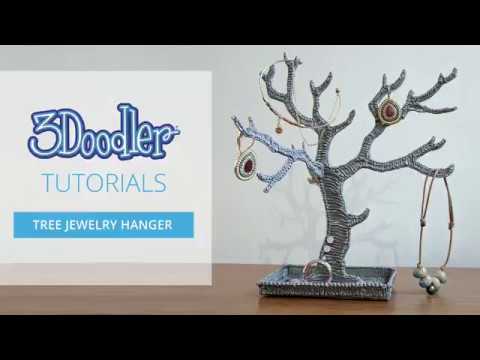 3d Pen Tutorial The Jewelry Tree Hanger 2017 Youtube