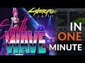 How To Write a Synthwave / Cyberpunk Beat in 1 Minute