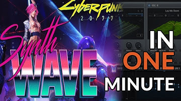 How To Write a Synthwave / Cyberpunk Beat in 1 Minute