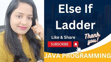 Else If Ladder || If Else If Ladder ||Control Statements |Decision Making Statement | For Beginners