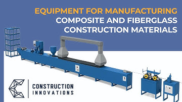 Equipment for manufacturing composite and fiberglass construction materials: mesh, rebar