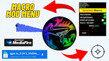 Agario Macro New Full Control Mod Menu with Xelahot Zoom + Lag-Free iOS/Android