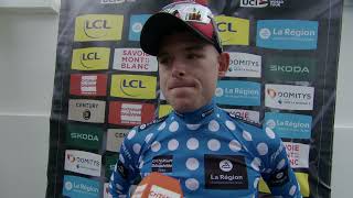 Mathis Le Berre - Interview à l'arrivée - Etape 5 - Critérium du Dauphiné 2024