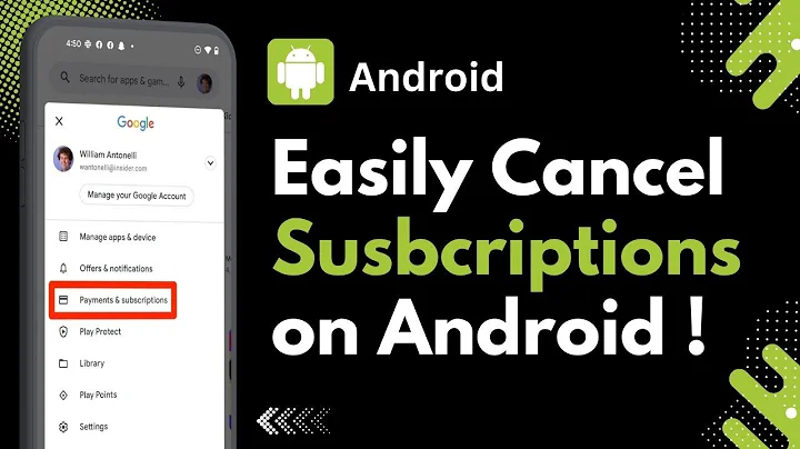 How to Cancel Subscriptions on Android !