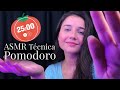 ASMR 2 HORAS: POMODORO TIMER - TÉCNICA PARA CONCENTRAÇÃO, ESTUDOS,  FOCO, RELAXAR, DORMIR