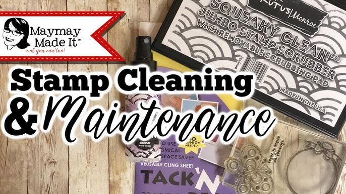 Stamp Cleaning (How To Clean & Maintain Your Stamps)! - Inklipse