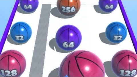 BALL MERGE 2048 - All Levels /Gameplay IOS (Levels 133 -135).