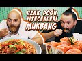 Uzak Doğu Yiyecekleri MUKBANG-Karantina, Bartu Küçükçağlayan, Selin Ciğerci, Murat Övüç