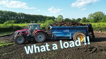 Muck spreading #masseyferguson #merlo #bunnings
