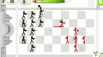 Stickman Army : The Defenders /Android Gameplay 4K Part 1 (level 1-4)火柴人战争：捍卫者