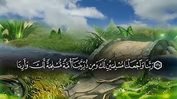 تلاوة من سورة البقرة من الآية ١٢٤ الي الآية ١٣٤ بصوت القارئ ماهر المعيقلي