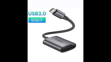 Đầu đọc thẻ SD/TF Chuẩn USB Type C vỏ nhôm Ugreen 80888