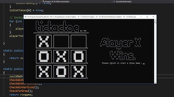 Tic Tac Toe - C# Project (The C# Players Guide)