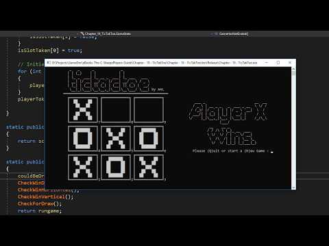 Tic Tac Toe - C# Project (The C# Players Guide)
