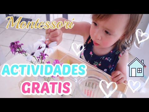 6 juegos Montessori para hacer en casa con los niños sin gastar dinero