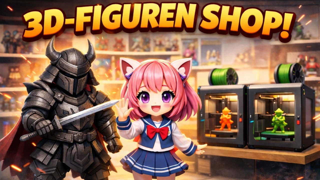 Ich eröffne meinen 3D-Druck Figuren-Shop! | Figure Shop Simulator
