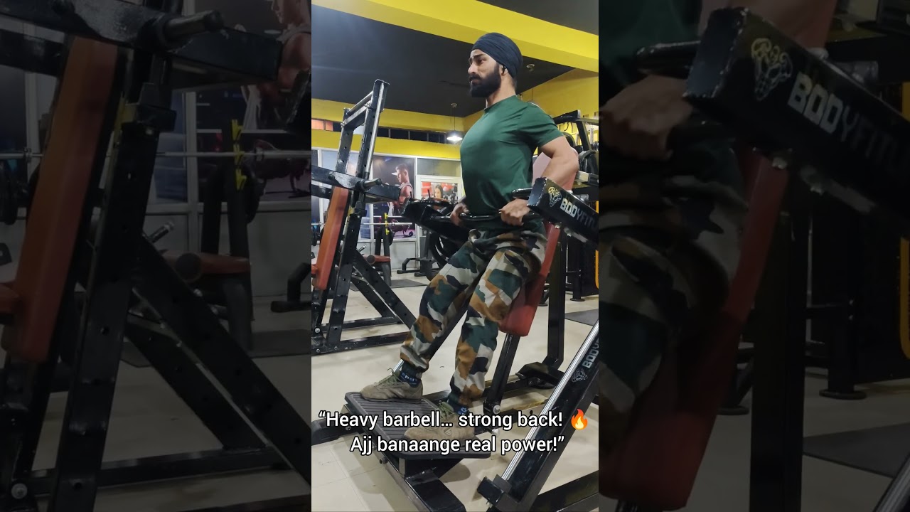 Heavy Back Workout 🔥 | Build a Wide Back 💪 | Punjabi Fitness Shorts#BackWorkout #PunjabiFitness