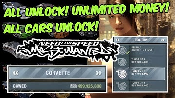 NEED FOR SPEED MOST WANTED PPSSPP HOW TO GET MONEY HOW TO UNLOCK CARS HOW TO UNLOCK UPGRADES