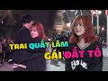 Nữ Sinh Mắt To Quê Đất Tổ Thích Quẩy và Trai Nam Định Tóc Con Sâu Hay Cười phát Cẩu Lương Giữa Phố