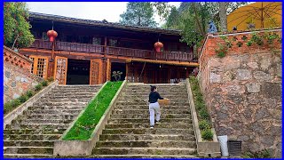 Renovating an ancient Chinese-style house with a large campus